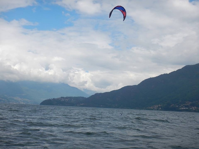  Kitesurf en el lago de Como 