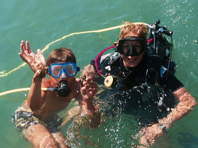  Buceando con la estrella de mar 