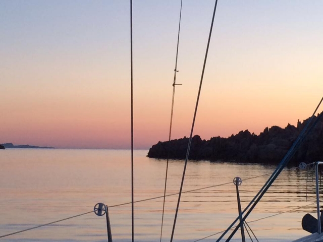  Atardecer en el puerto de pollos 