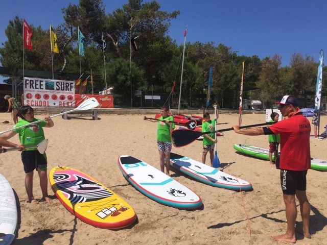  Curso de paddle board en Viesle 