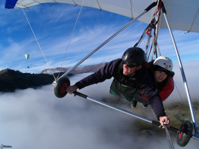  En las nubes