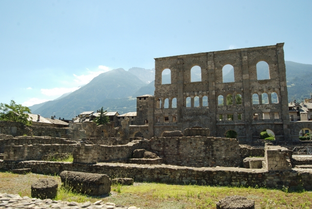  Restos romanos en aosta 