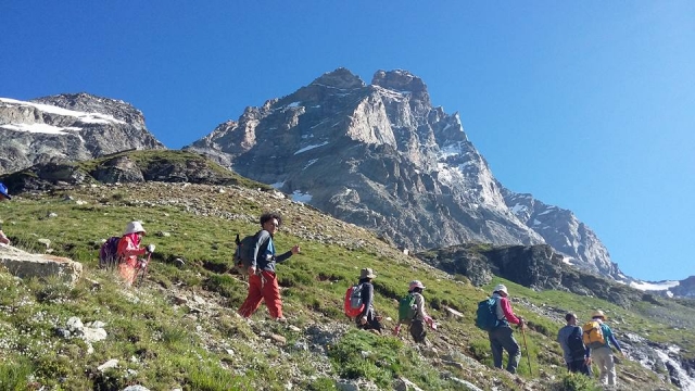  Trekking por el cervino