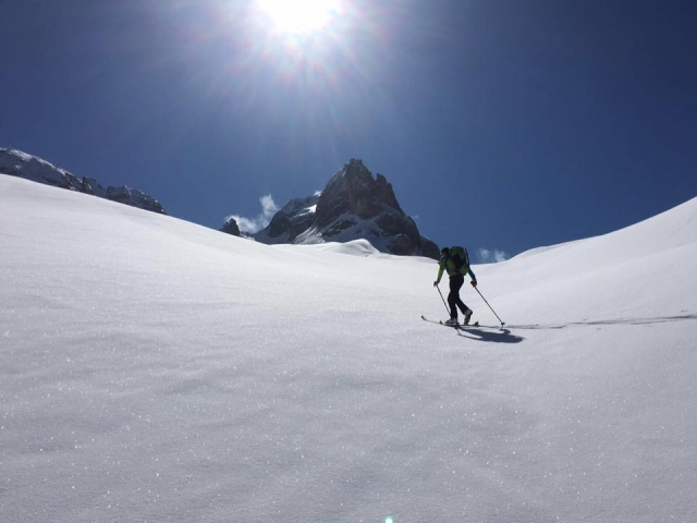  Esquí de cerro en los Dolomitas 