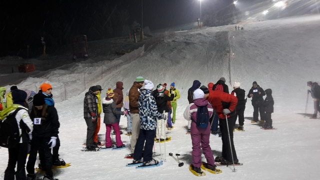  Raquetas de nieve nocturnas 