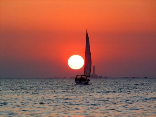  una puesta de sol diferenle 