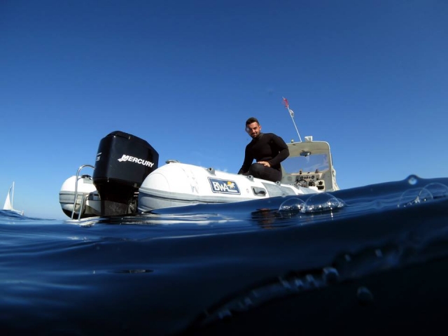  en preparación para el buceo 
