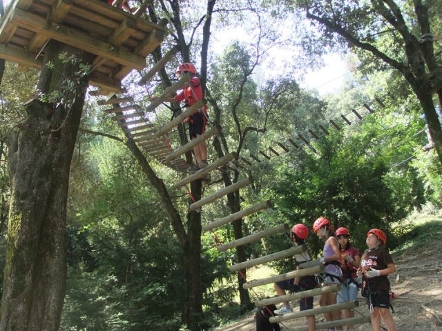  escalando en nuestras rutas 
