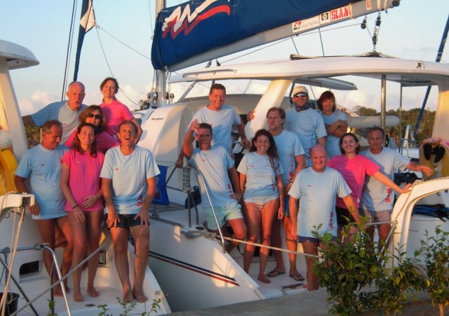  en compañía del personal 