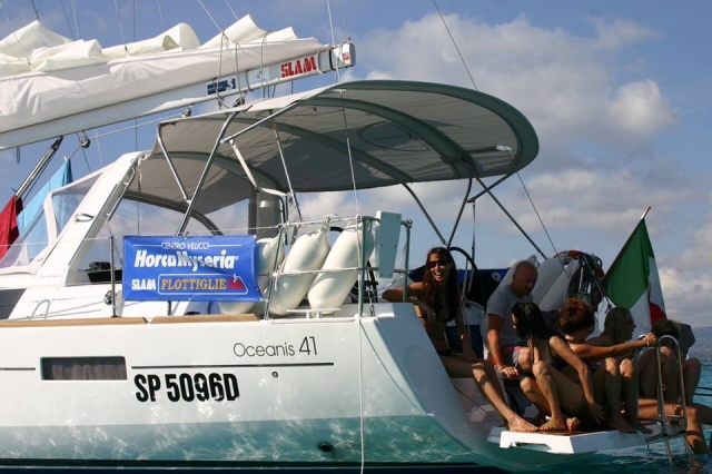  a bordo del oceanis 