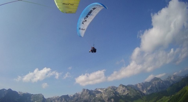  sobrevolando los Alpes 