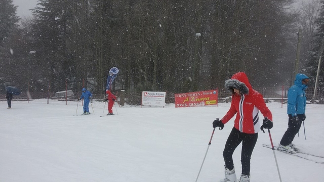 incluso bajo la nieve 