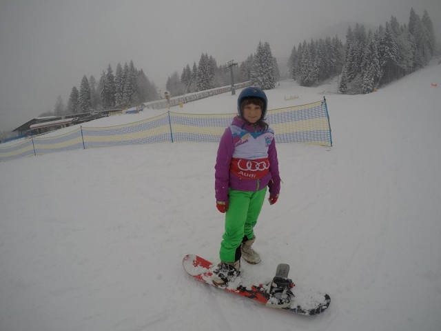 En el snowboard