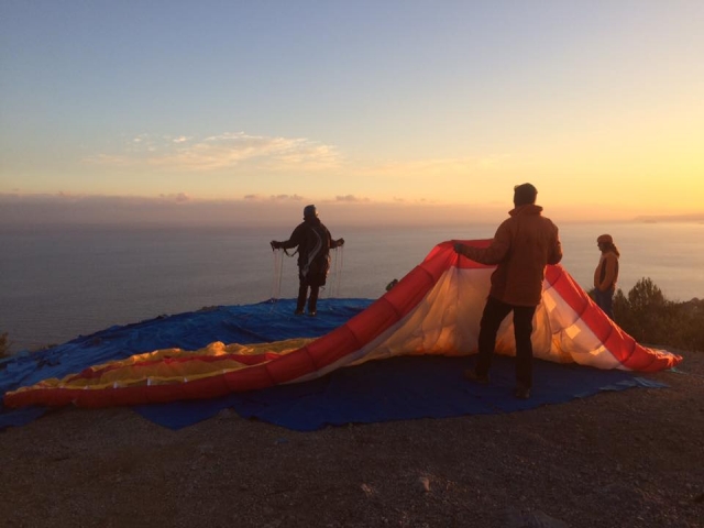 preparando las velas 