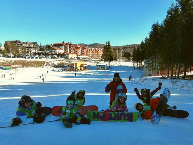  El grupo de snowboard 