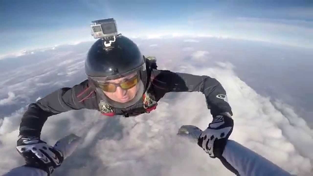 Go Pro sobre las nubes 