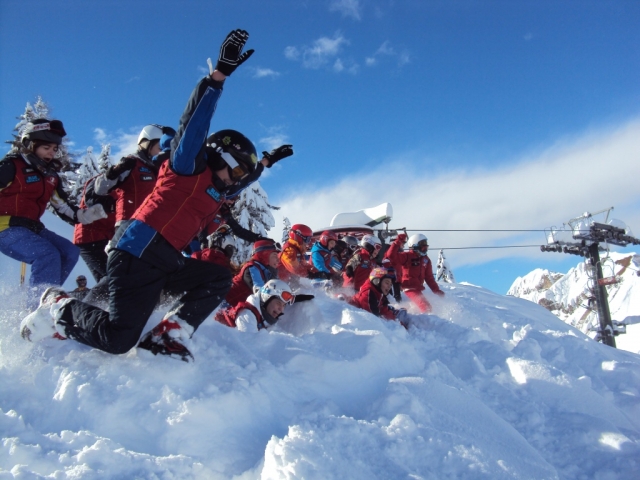  Entre la nieve