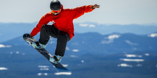  Un salto en la nieve 