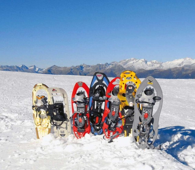  Senderos con raquetas de nieve 