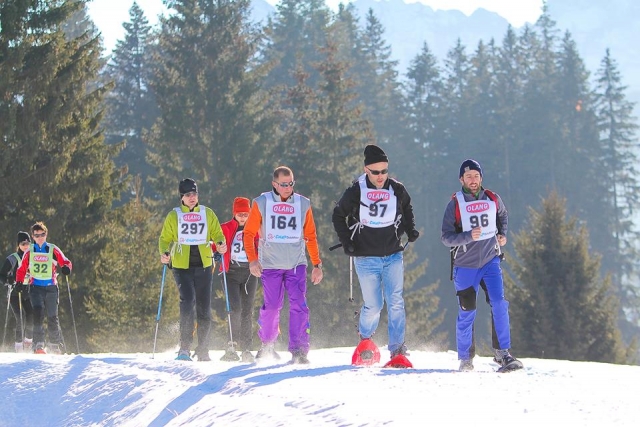  Caminar con raquetas de nieve 