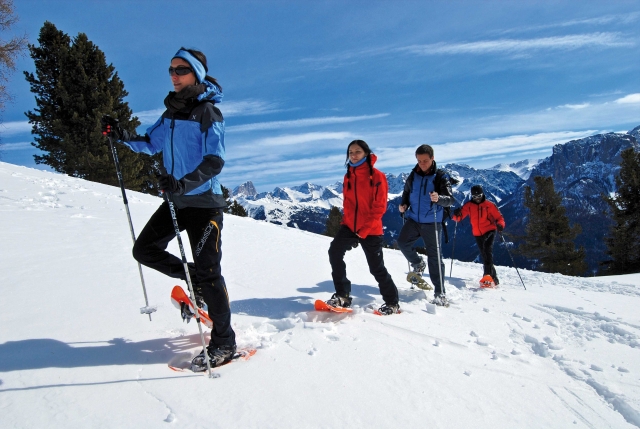  Una tranquila raqueta de nieve