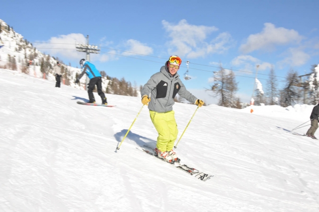  Una sonrisa con esquís en los pies 