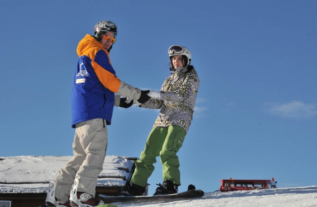  Los primeros pasos con el snowboard 