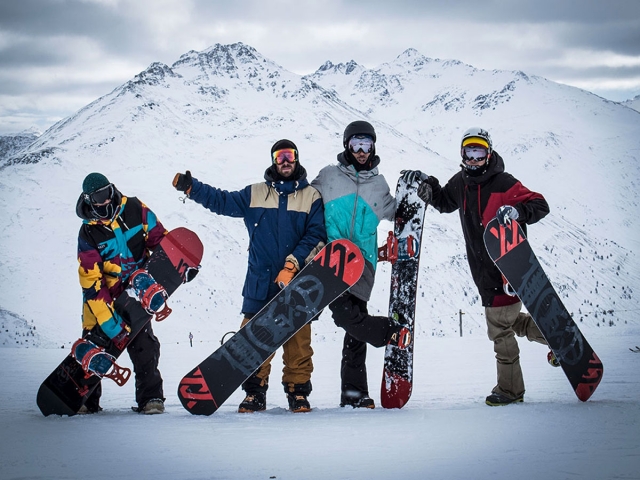  ¡fotos cheeese, snowboard! 