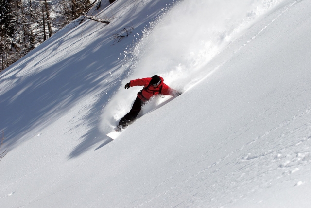  En la nieve