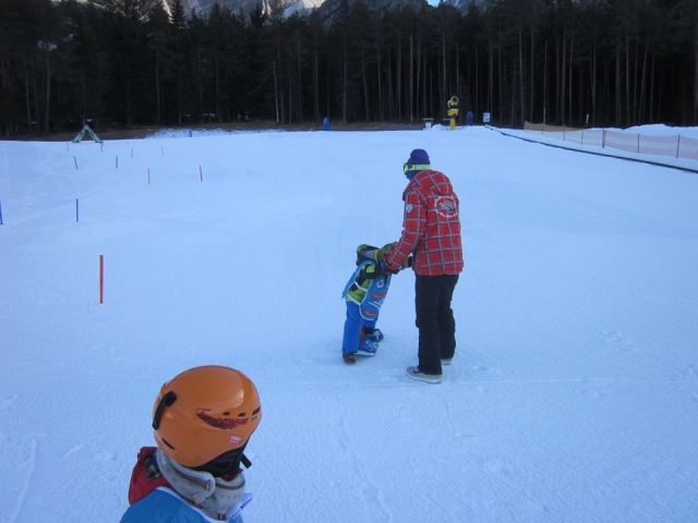En la nieve 