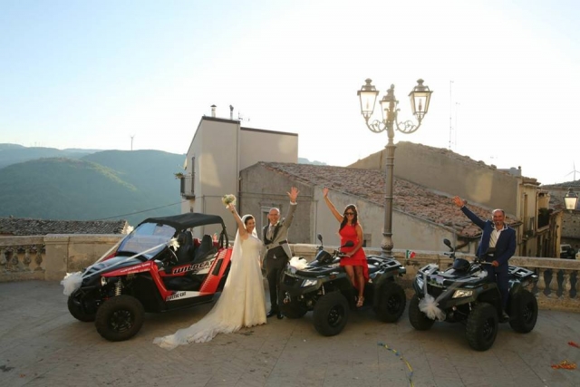  Boda en cuatrimoto 