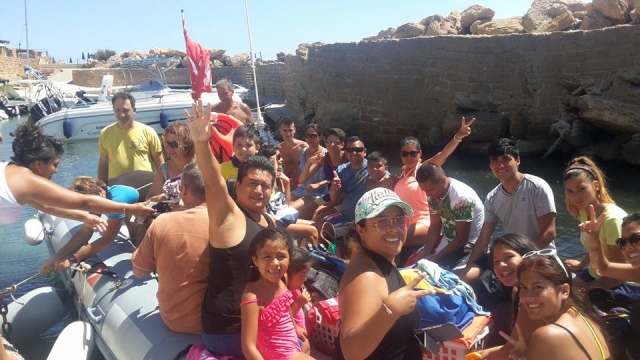  excursión en bole de goma 