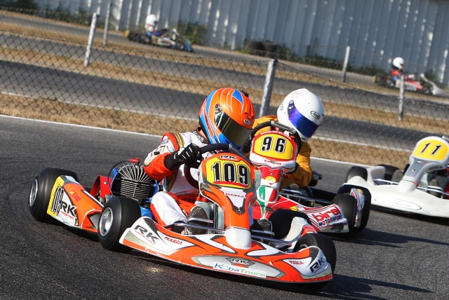 Kart en la pista 