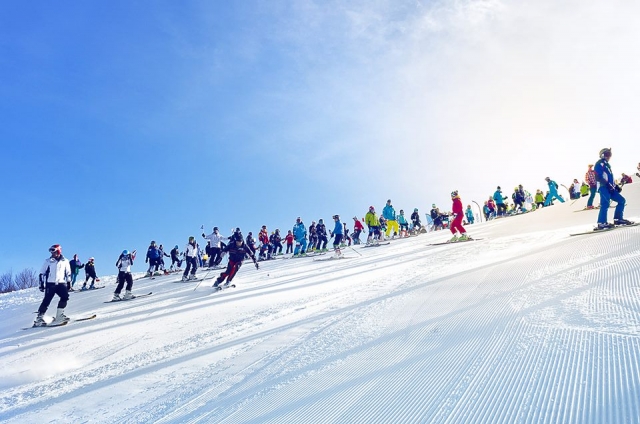 Todos juntos en las pistas 