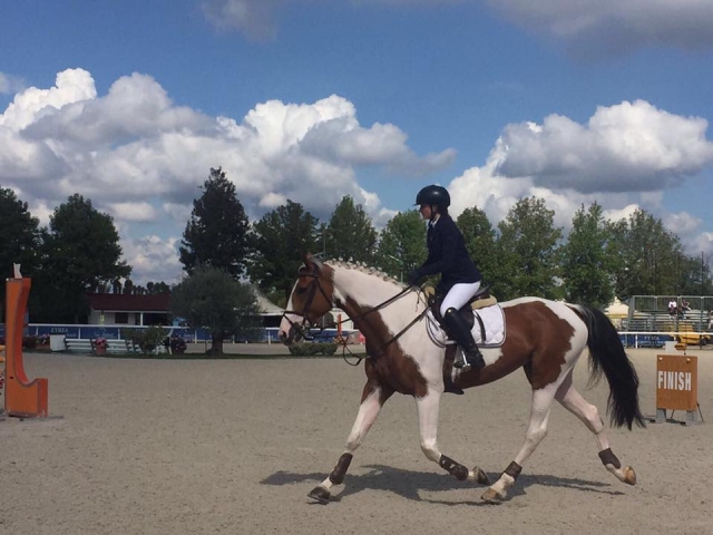  demostración en el centro ecuestre 