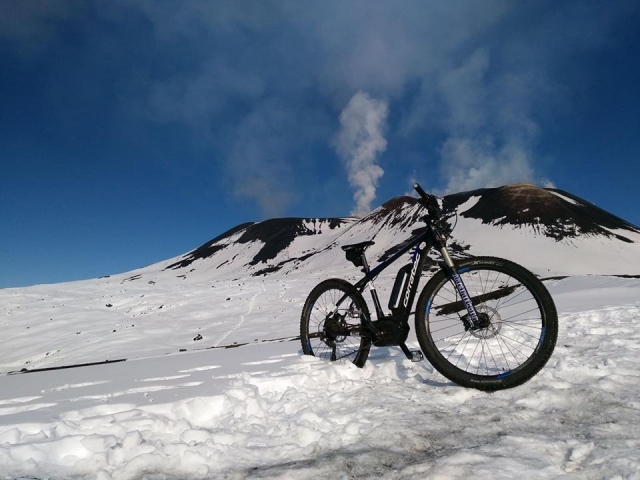  MTB en la nieve 