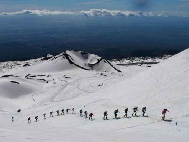  Raquetas de nieve en el Etna