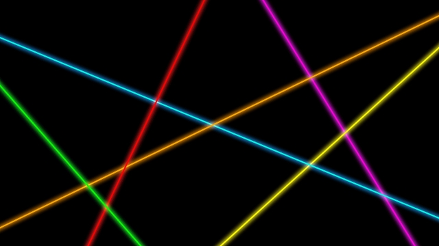  imagina una noche de rayos de colores 