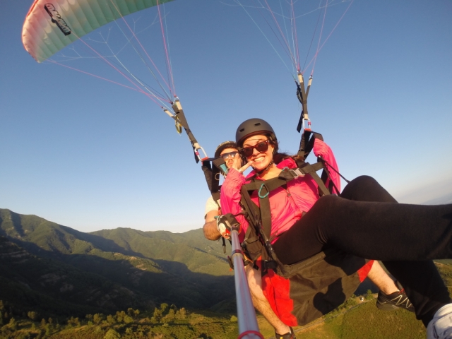 el vuelo en tándem 