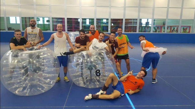  Hora de fútbol de burbujas 
