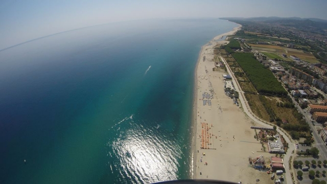  Vista panorámica de la playa 