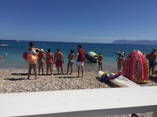  En la playa de Excursiones Paradiso 