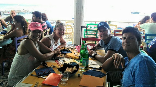  Una de nuestras paradas para almorzar