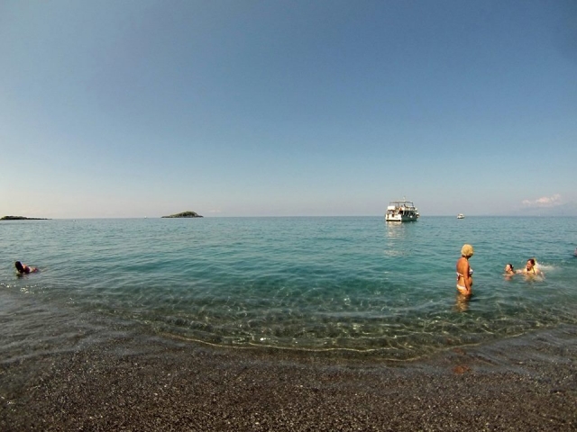  Una hermosa panorámica de la costa
