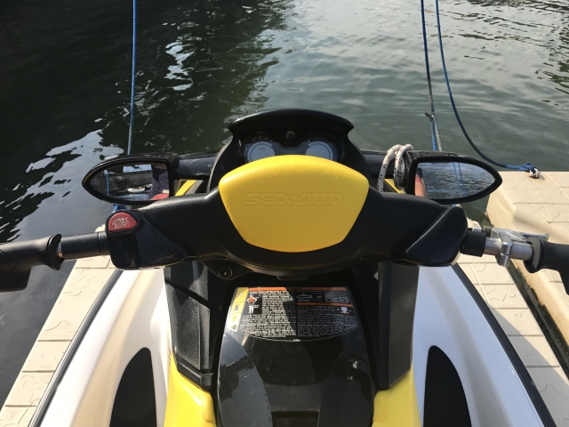 La vista desde la moto 