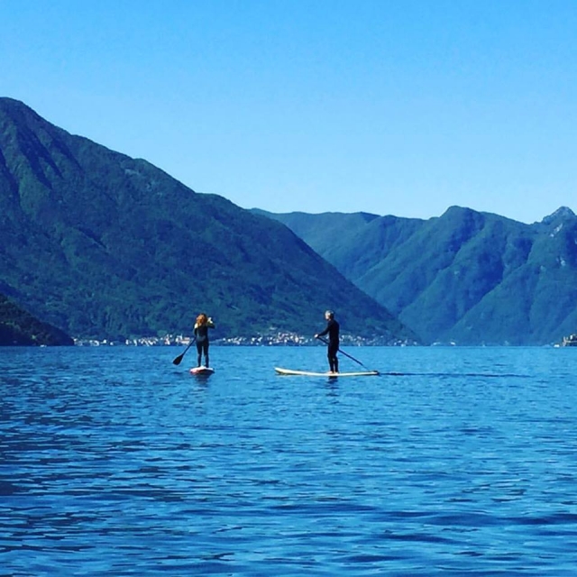  tour de paddle board desde Pestallo en el lago de Como