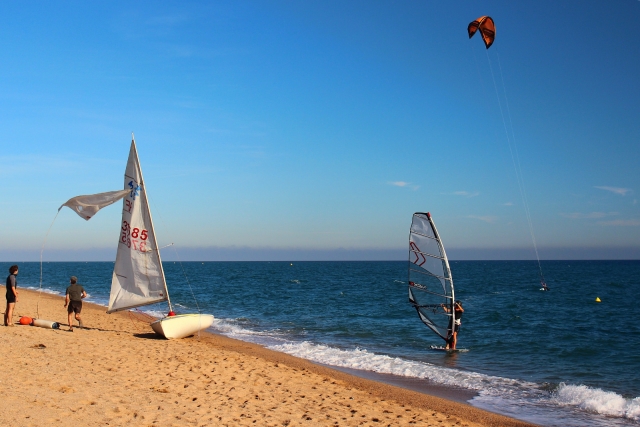  El viento perfecto para el windsurf 