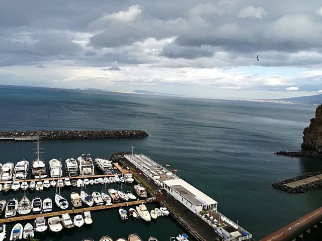 La vista del puerto