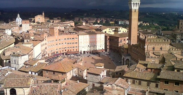  Vista desde lo alto de Siena 