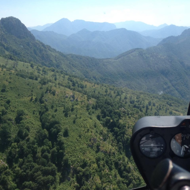  foto desde arriba del helicóptero 